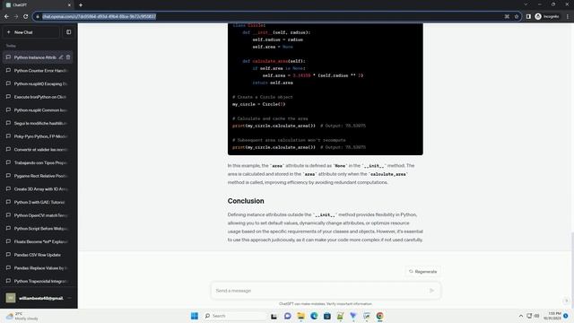 Python instance attribute defined outside init