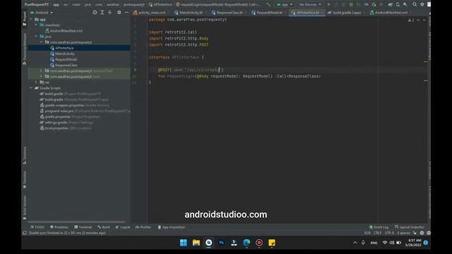 5 Simple Steps : Post Request in android kotlin using retrofit | CodeBot