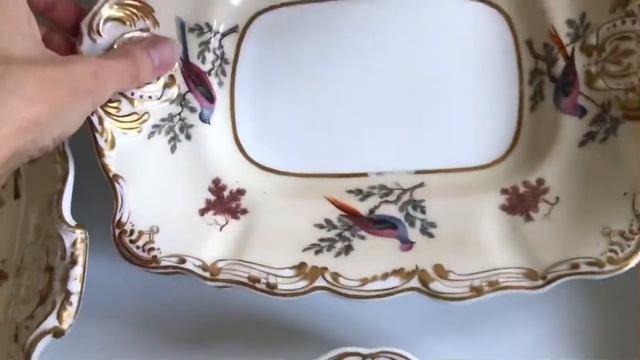 Лучший английский фарфор в наличии! Десертный сервиз Spode 1830х годов