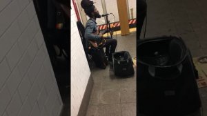 Amazing subway singer