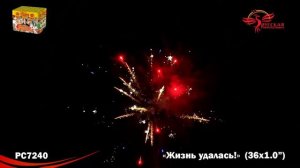 Фейерверк  РС7240 "Жизнь удалась!"