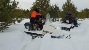 *Российские снегоходы* катаются в плюс 2 градуса.