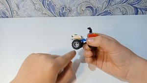 Самоделка квадроцикла из Lego
