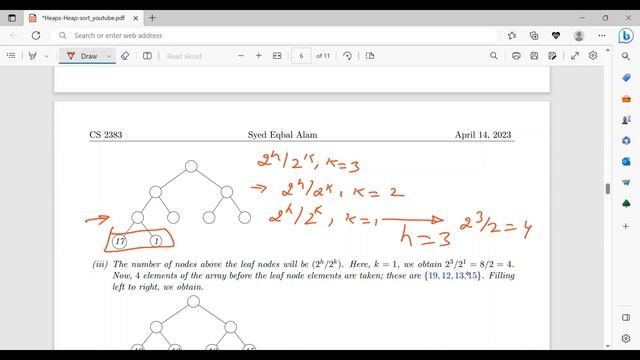 Heaps | Max heap, min heap examples | Heapification | Heap sort #datastructureandalgorithm