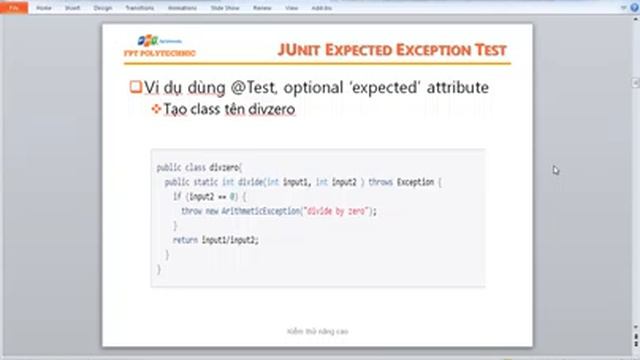 sof304 Bai3 JUnit Exception Test смотреть онлайн