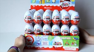 72 Киндер Сюрприз Яица Открываем ЧАСТЬ ПЕРВАЯ 72 Kinder Surprise Eggs Unboxing PART ONE