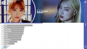 IZ*ONE - D-D-DANCE Line Distribution (Color Coded)