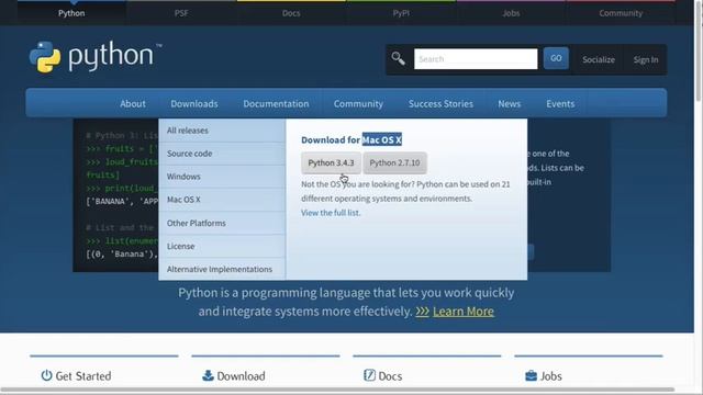 Installing Python - python ide - python windows - python install pip - install python mac