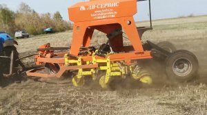 Башкортостан г Сибай посев льна сеялкой ВС