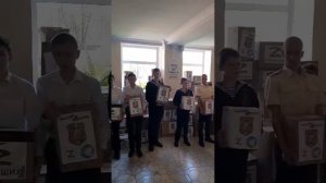 Гуманитарная помощь нашим бойцам на фронт учениками средней школы N 12 города Серпухова в зону СВО