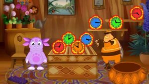 Учим время по часам с Лунтиком  Развивающее видео детям