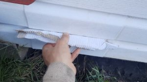 Как залатать дырку в сайдинге, дёшево, надёжно, незаметно, красиво!