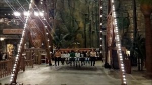 5. "Остров мечты" - парк развлечений. Аттракцион "Колыбель огня". Маугли в стране динозавров.