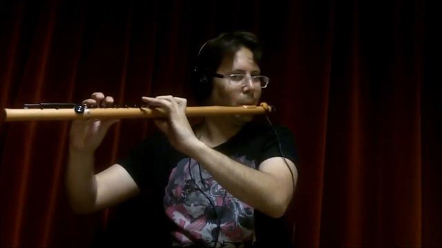 Testing my new Guo "New Voice" flute смотреть онлайн
