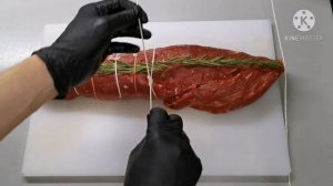 Нарезка говяжьей вырезки на филе-миньоны