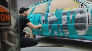 Покраска 2114 Монтаной под лак