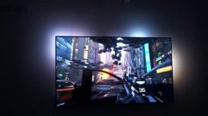Демонстрация Ambilight в играх на телевизоре Philips