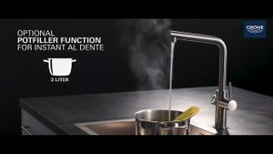 Смеситель для кухни Grohe Red в комплекте с фильтром для питьевой воды и бойлером