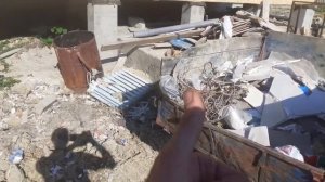 Четырёхколёсный мотороллер муравей в работе.