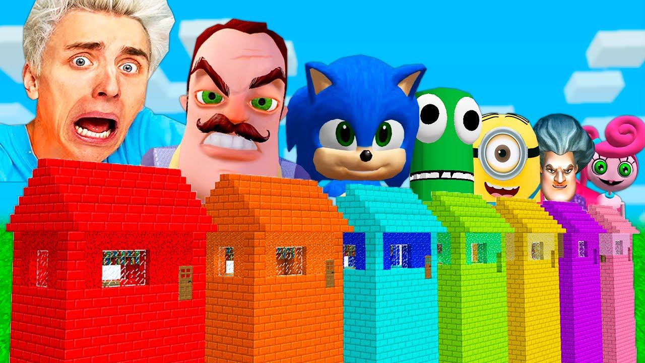 Я ВЫБРАЛ ВЛАДА А4?? ВЫБЕРИ ПРАВИЛЬНЫЙ ДОМ В МАЙНКРАФТ ЗОМБАК смотреть онлайн