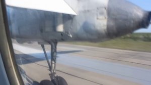 Ан-24РВ посадка аэропорт Хатанга