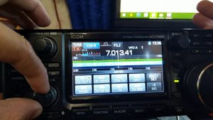 Icom 7300 громкость самоконтроля в режиме CW