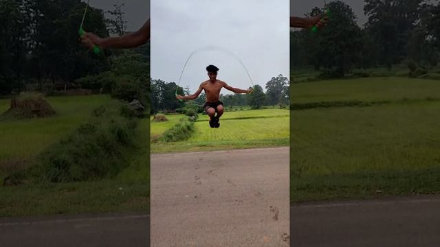 Skipping Rope ? Work-out Double Round Rope ? Indian Army Work-out ? #Workout #Army #Skipping #Short