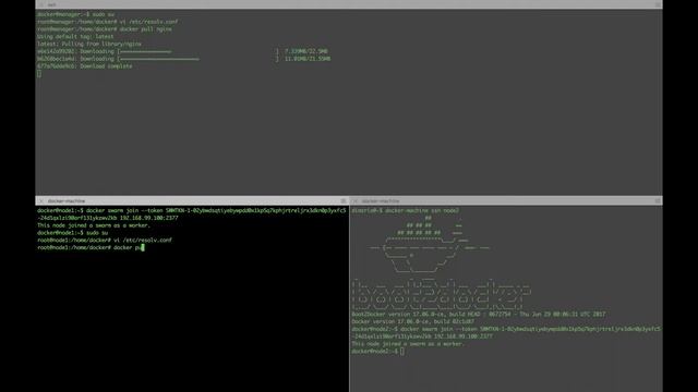 [Lab 47] Docker Tutorials -  Docker Swarm Cluster Container
