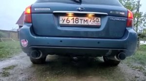Звук выхлопной системы (бочки Kakimoto Regu06&R)  Subaru Legacy BL/BP модели 2003-2009 гг.