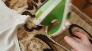 Палас пошёл буграми от пролитой на него воды