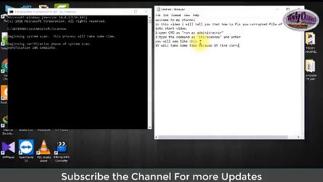 How to run SFC/SCANNOW command using cmd.....