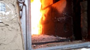 Топка ПДА в колпаковой печи.