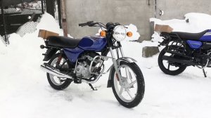 Мотоцикл BAJAJ BOXER 100 ES. Самый дешевый Боксер. Обзор.
