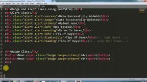 alert bootstrap 4 | badge bootstrap 4 | bootstrap 4 tutorial