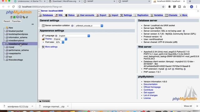 How to download WordPress locally in MAMP and Add Underscores Skeleton Theme | Day 16 смотреть онлайн
