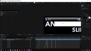 Stretching text animation in After Effects