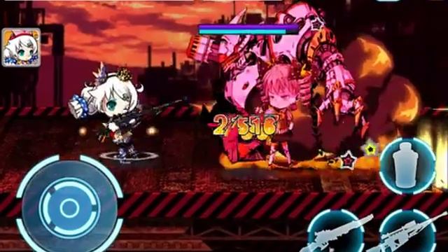 Guns Girl Z - Gameplay 3 - MechaGirl Senior Battle смотреть онлайн