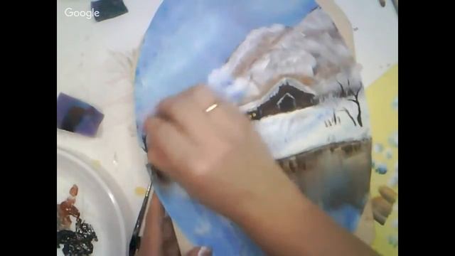 Людмила Королева Предчувствие зимы  Роспись  Марина Осадчая Лунная дорожка смотреть онлайн