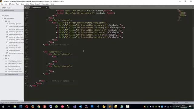 Bootstrap 4 Dersleri | 6-Buton İşlemleri смотреть онлайн