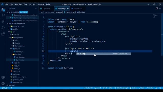 React Responsive Portfolio Website Tutorial Using ReactJs | React js Projects for Beginners смотреть онлайн
