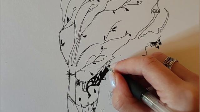 Силуэтная иллюстрация. Часть 1, видеоразбор, техника и советы. смотреть онлайн