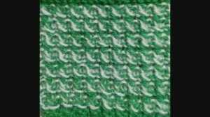 Двухцветный узор. Узоры спицами. Вяжем вместе..mp4