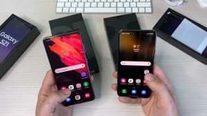 Samsung Galaxy S21 vs S22. Сравнение двух галактик.