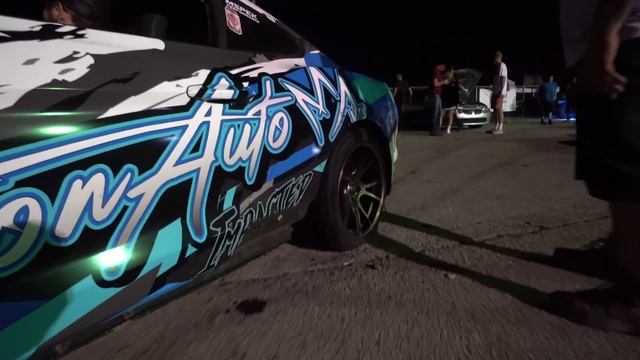 2JZ Mustang Goes CRAZY In The Burnout Contest! ( INSANE 2 STEP SOUND ) смотреть онлайн