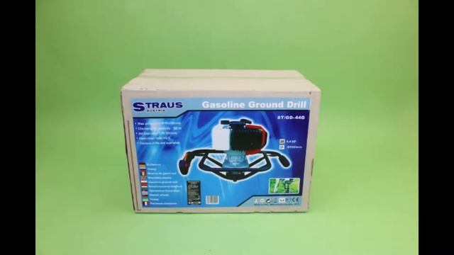 Straus Benzines Talajfúró Földfúró 4,4LE 62ccm 100150200mm Föld fúró ÚJ Benzinmotoros смотреть онлайн