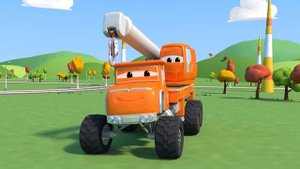 Monster Town - Monster Truck Fire Truck helps the Monster Trucks Cranes ! Monster Truck of Car City