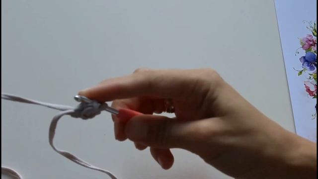 Ремень для сумки крючком из трикотажной пряжи // МК // схема крючком // Вязание крючком