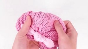 Вязаная зимняя детская шапка для девочек, карамельные цвета, шапочка малышей, шапки тюрбан