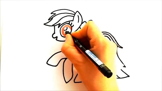 Как нарисовать  маленького пони