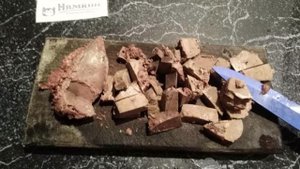 Паштет из отварной свиной печени с жареным луком